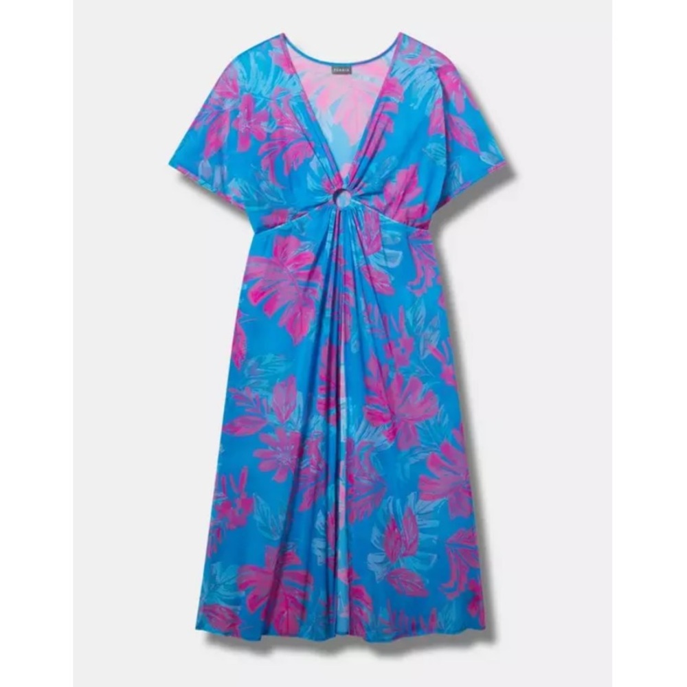 Torrid Mesh O-Ring Swim Cover-Up in PRISTINE Condition
